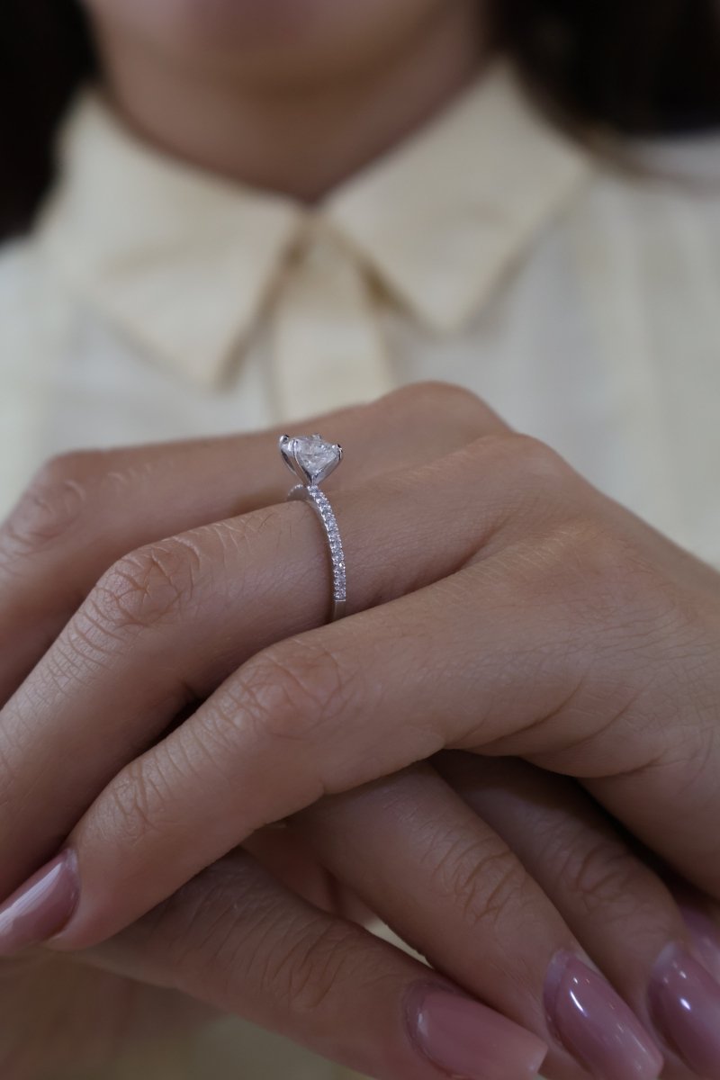 Anillo Agata en Oro 1.00 ct - Mouty Joyería