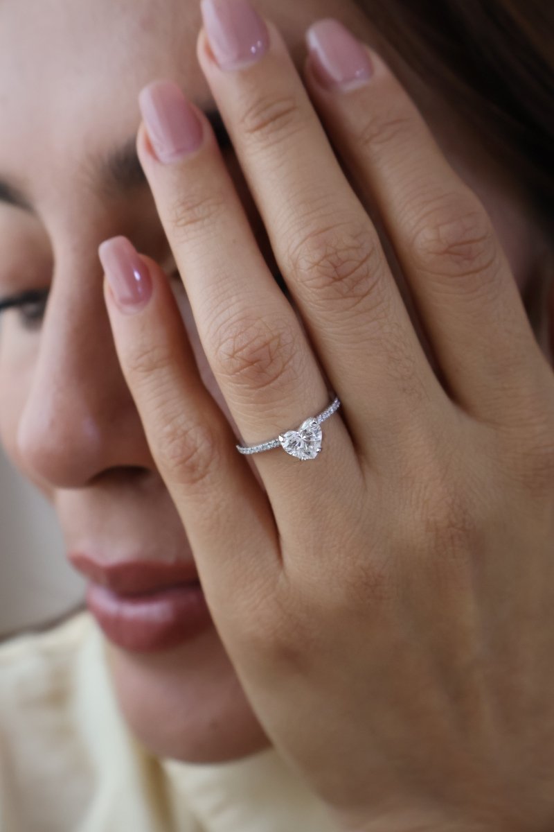 Anillo Agata en Oro 1.00 ct - Mouty Joyería