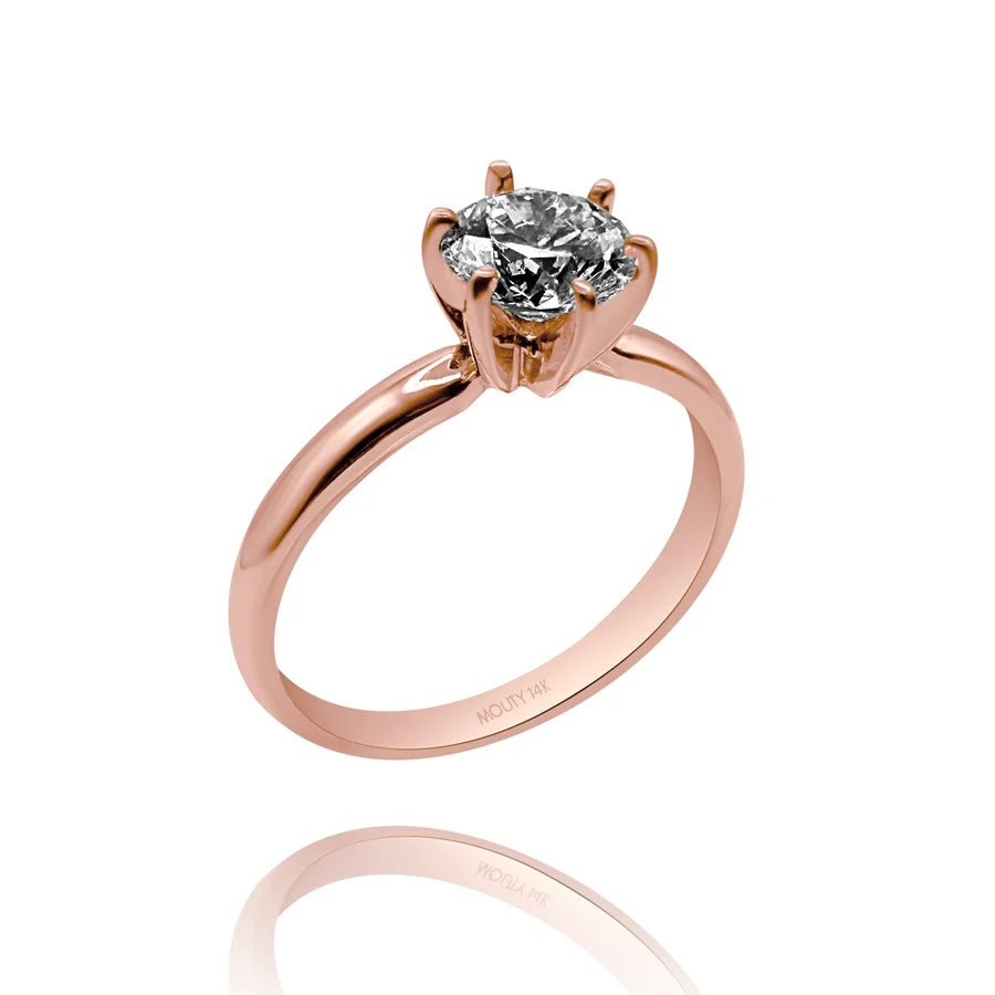 Anillo Amelie en oro 1.00 ct - Mouty Joyería