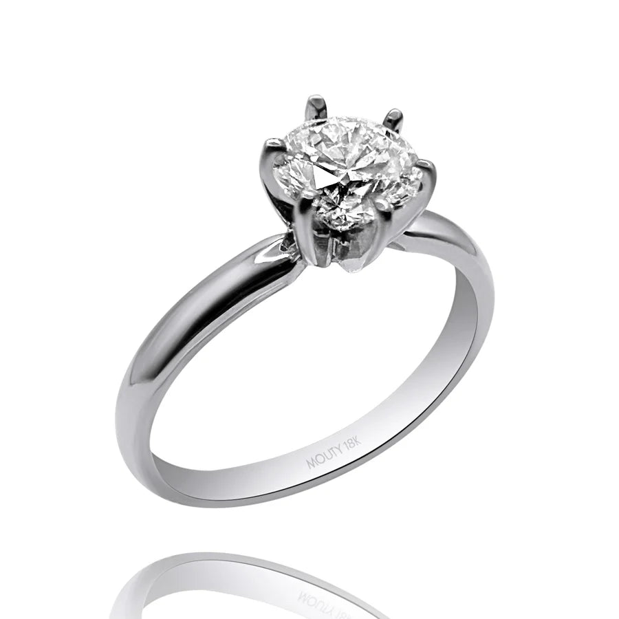 Anillo Amelie en oro 1.00 ct - Mouty Joyería
