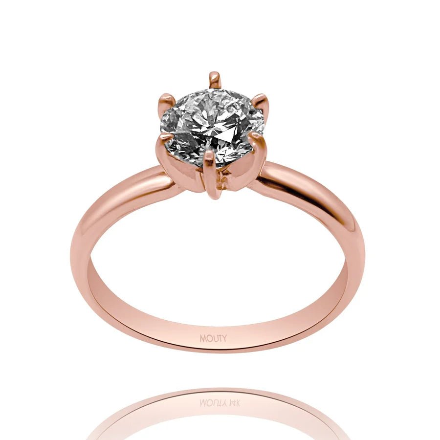 Anillo Amelie en oro 1.00 ct - Mouty Joyería