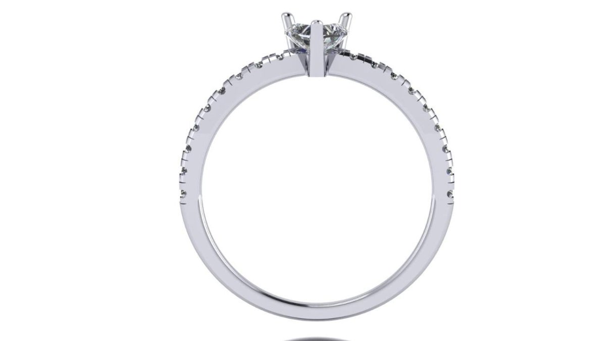 Anillo Amoret en oro .44 ct - Mouty Joyería