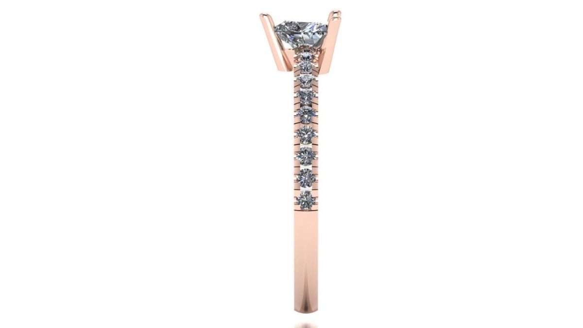 Anillo Amoret en oro .44 ct - Mouty Joyería