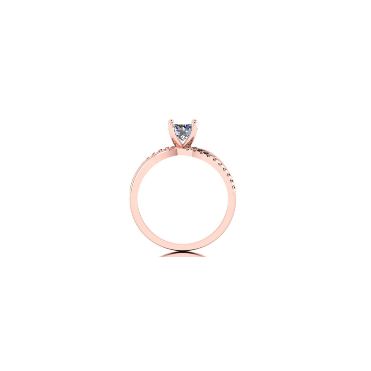 Anillo Athenas en Oro 1.00 ct - Mouty Joyería
