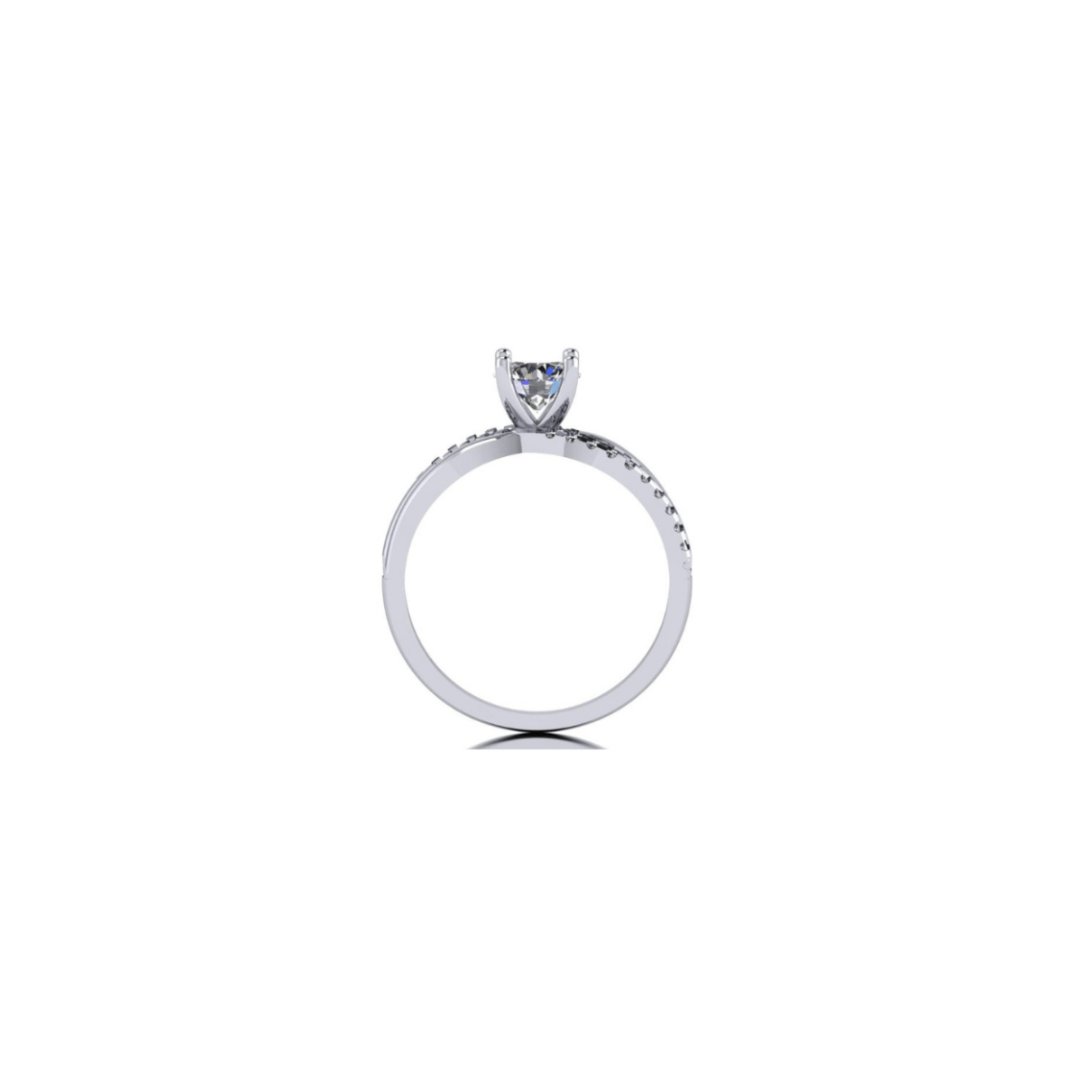 Anillo Athenas en Oro 1.00 ct - Mouty Joyería