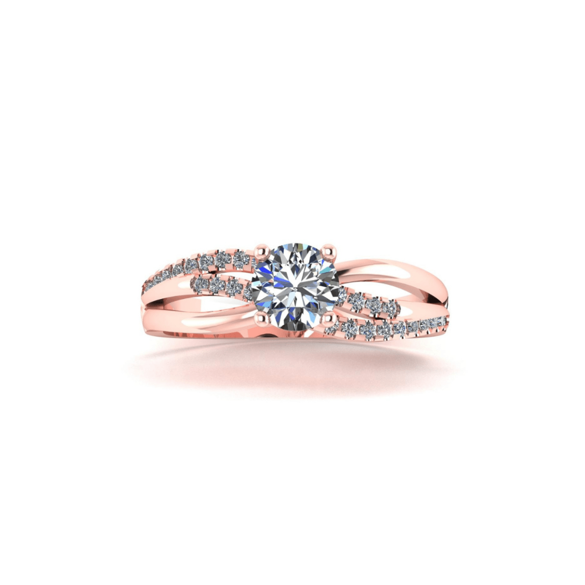 Anillo Athenas en Oro 1.00 ct - Mouty Joyería