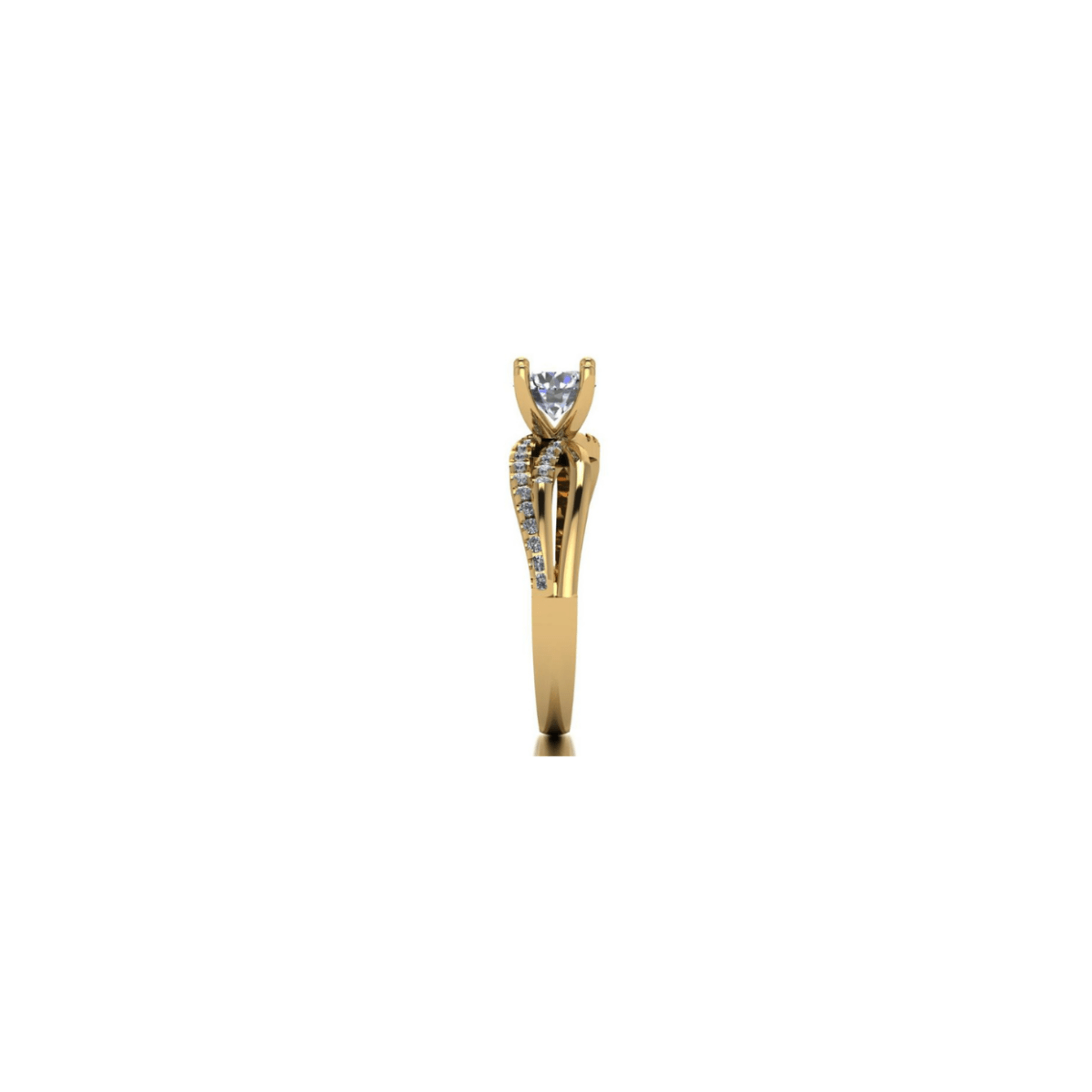 Anillo Athenas en Oro 1.00 ct - Mouty Joyería