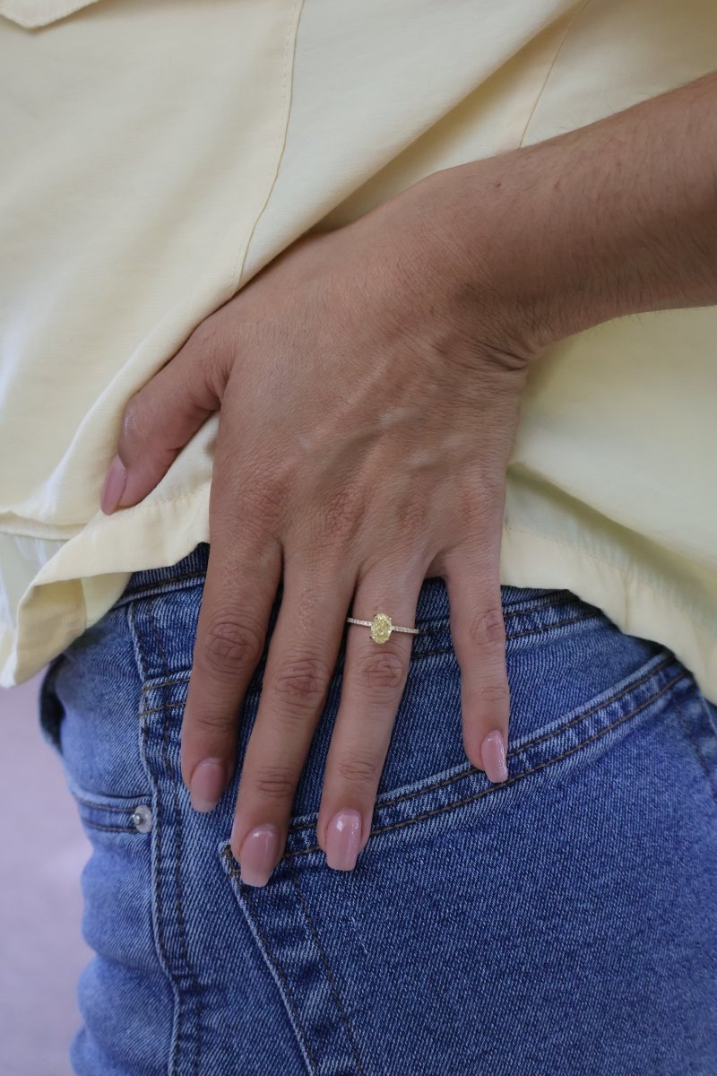 Anillo Bella en Oro 1.00 ct - Mouty Joyería
