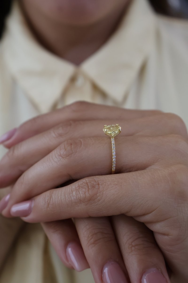 Anillo Bella en Oro 1.00 ct - Mouty Joyería