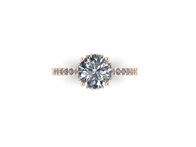Anillo Catherine en Oro 2.50 ct - Mouty Joyería