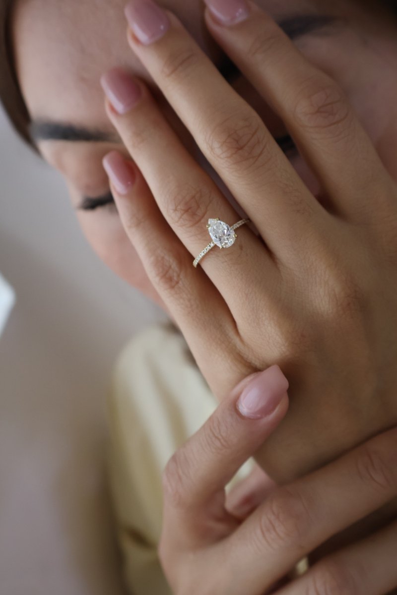 Anillo Cristina en Oro 1.00ct - Mouty Joyería