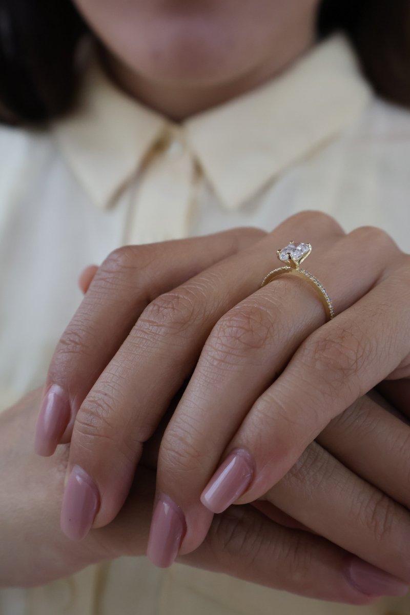 Anillo Cristina en Oro 1.00ct - Mouty Joyería