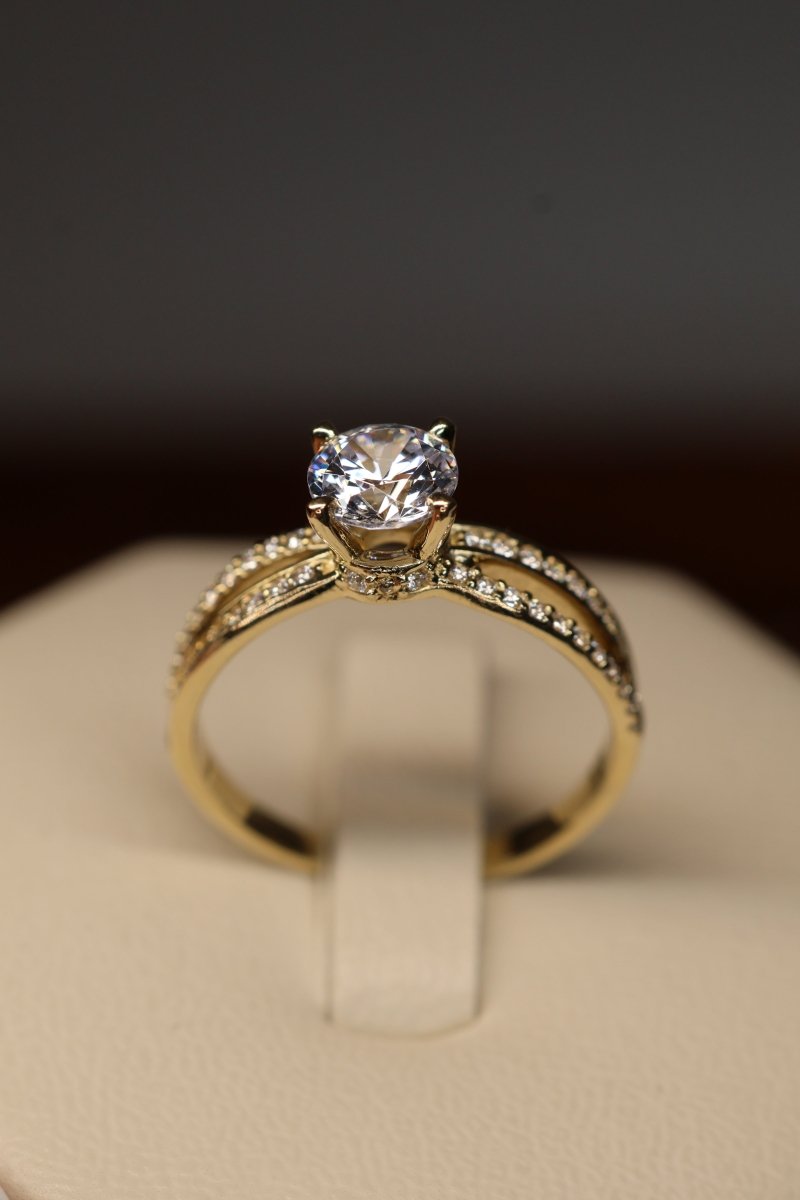 Anillo Dafne en Oro amarillo 10k - Mouty Joyería