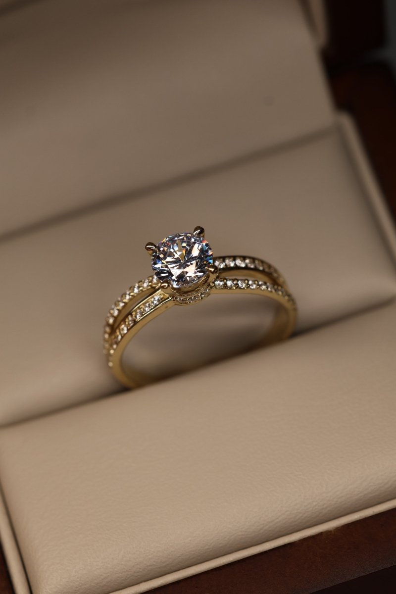 Anillo Dafne en Oro amarillo 10k - Mouty Joyería