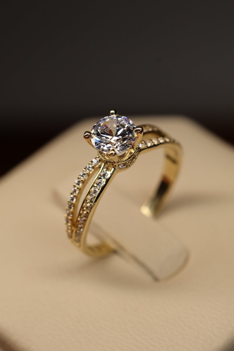 Anillo Dafne en Oro amarillo 10k - Mouty Joyería