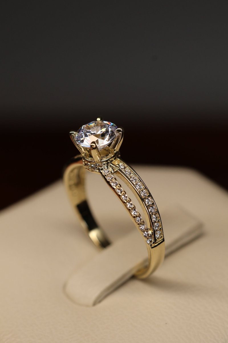Anillo Dafne en Oro amarillo 10k - Mouty Joyería