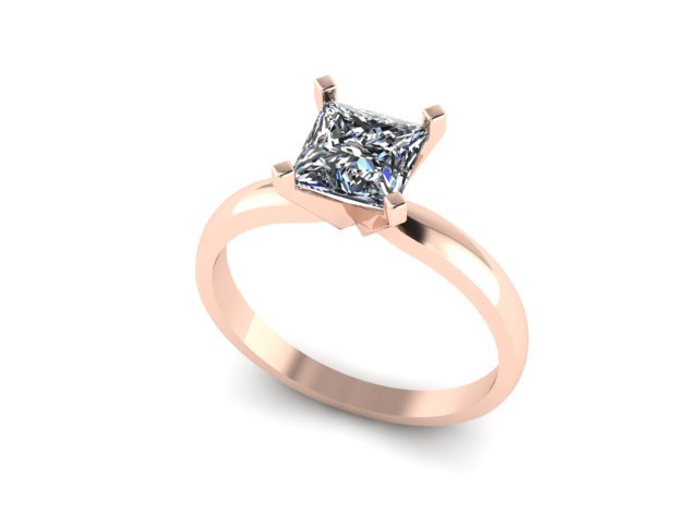 Anillo Evangeline en oro 1.00 ct - Mouty Joyería