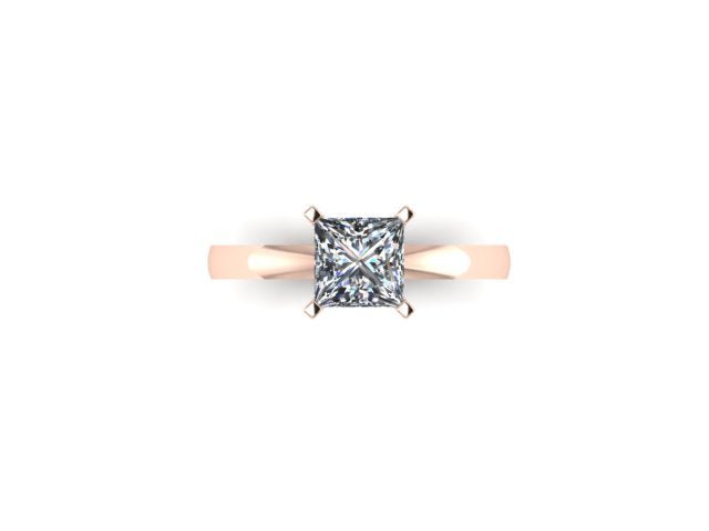 Anillo Evangeline en oro 1.00 ct - Mouty Joyería