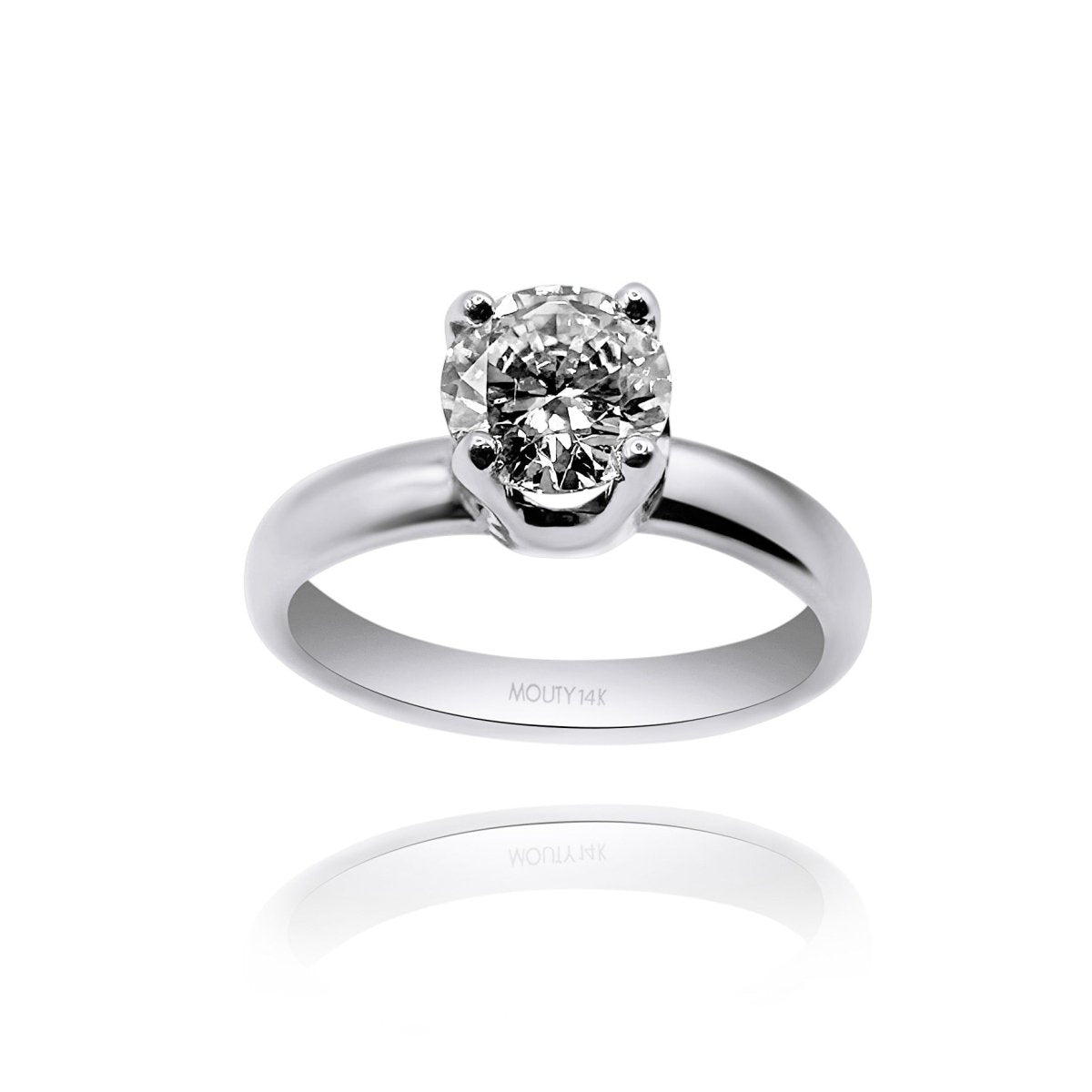 Anillo Isabella en oro 1.00 ct - Mouty Joyería