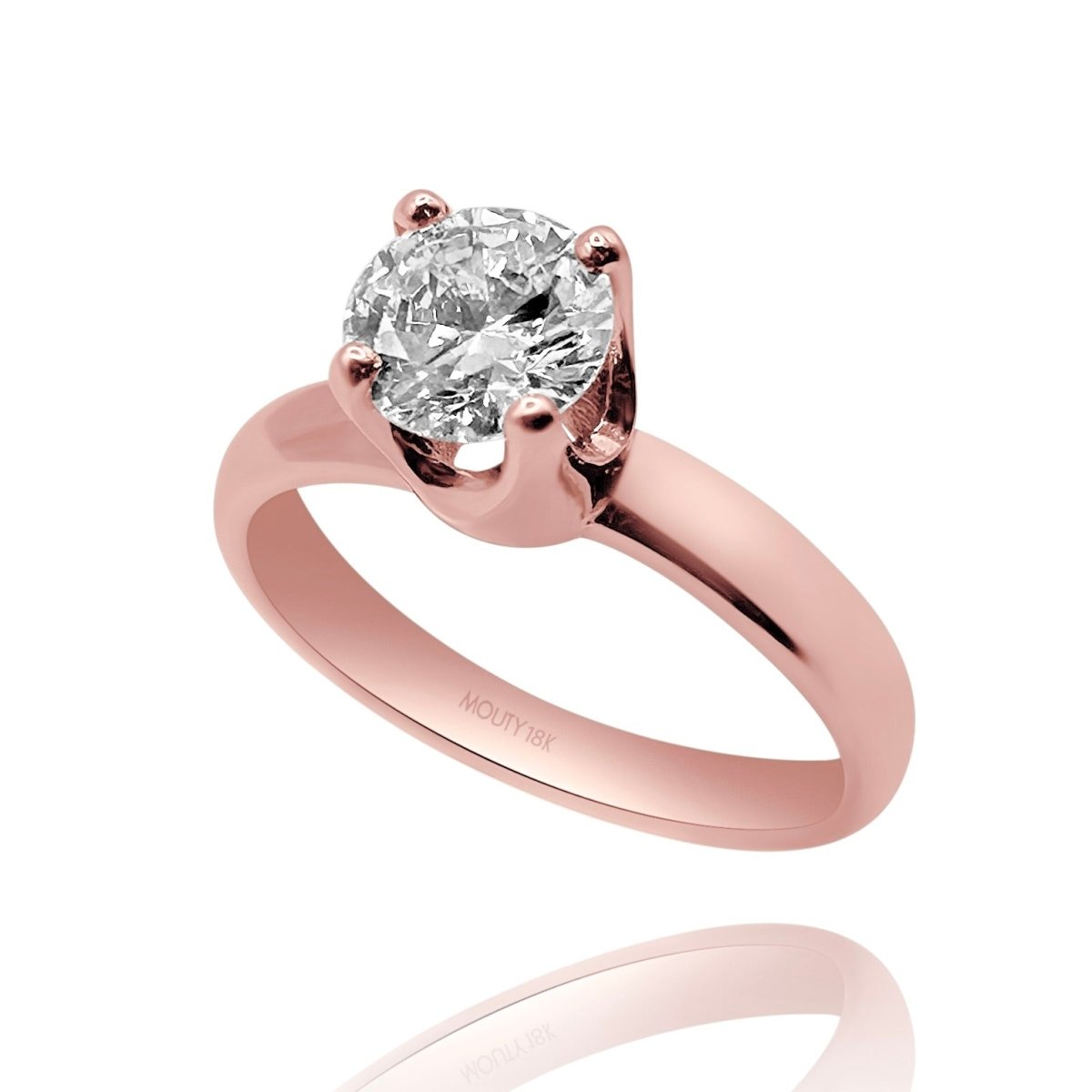 Anillo Isabella en oro 1.00 ct - Mouty Joyería