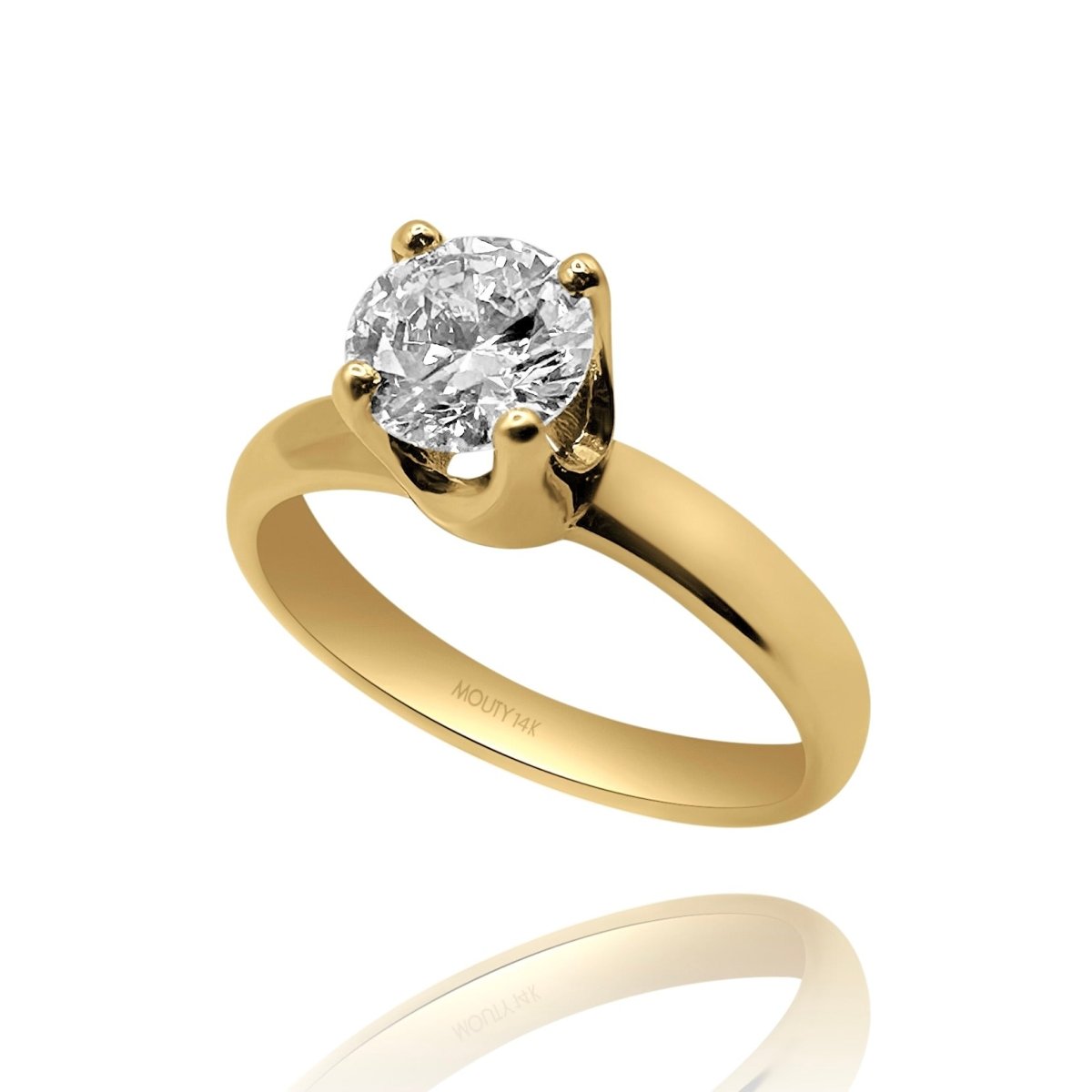Anillo Isabella en oro 1.00 ct - Mouty Joyería