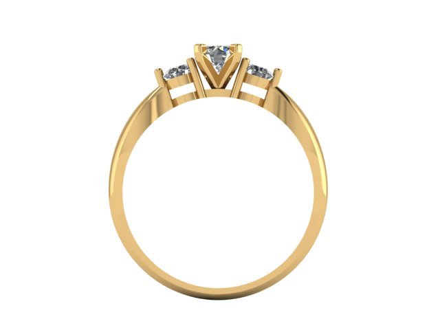 Anillo Ishani en Oro - Mouty Joyería