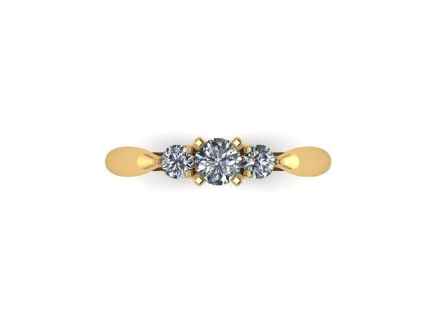 Anillo Ishani en Oro - Mouty Joyería