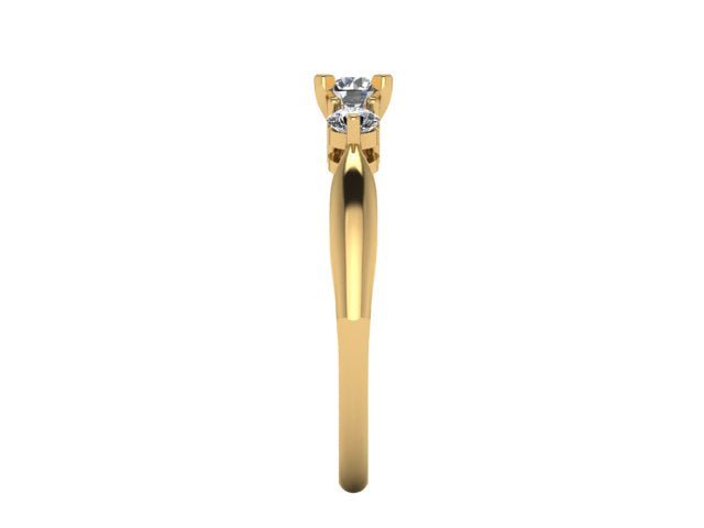 Anillo Ishani en Oro - Mouty Joyería