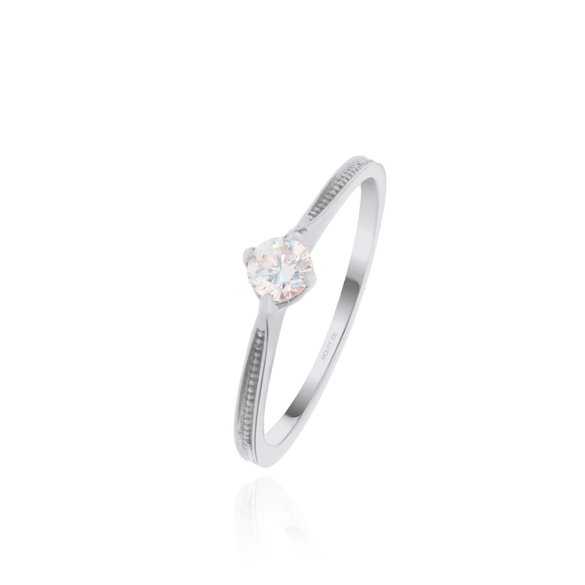 Anillo Lahia en oro .15 ct - Mouty Joyería