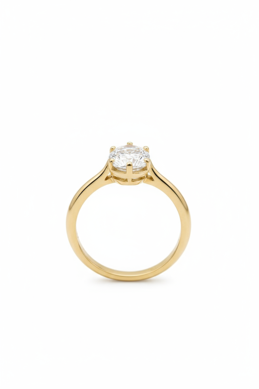 Anillo Lune en oro 1.00 ct