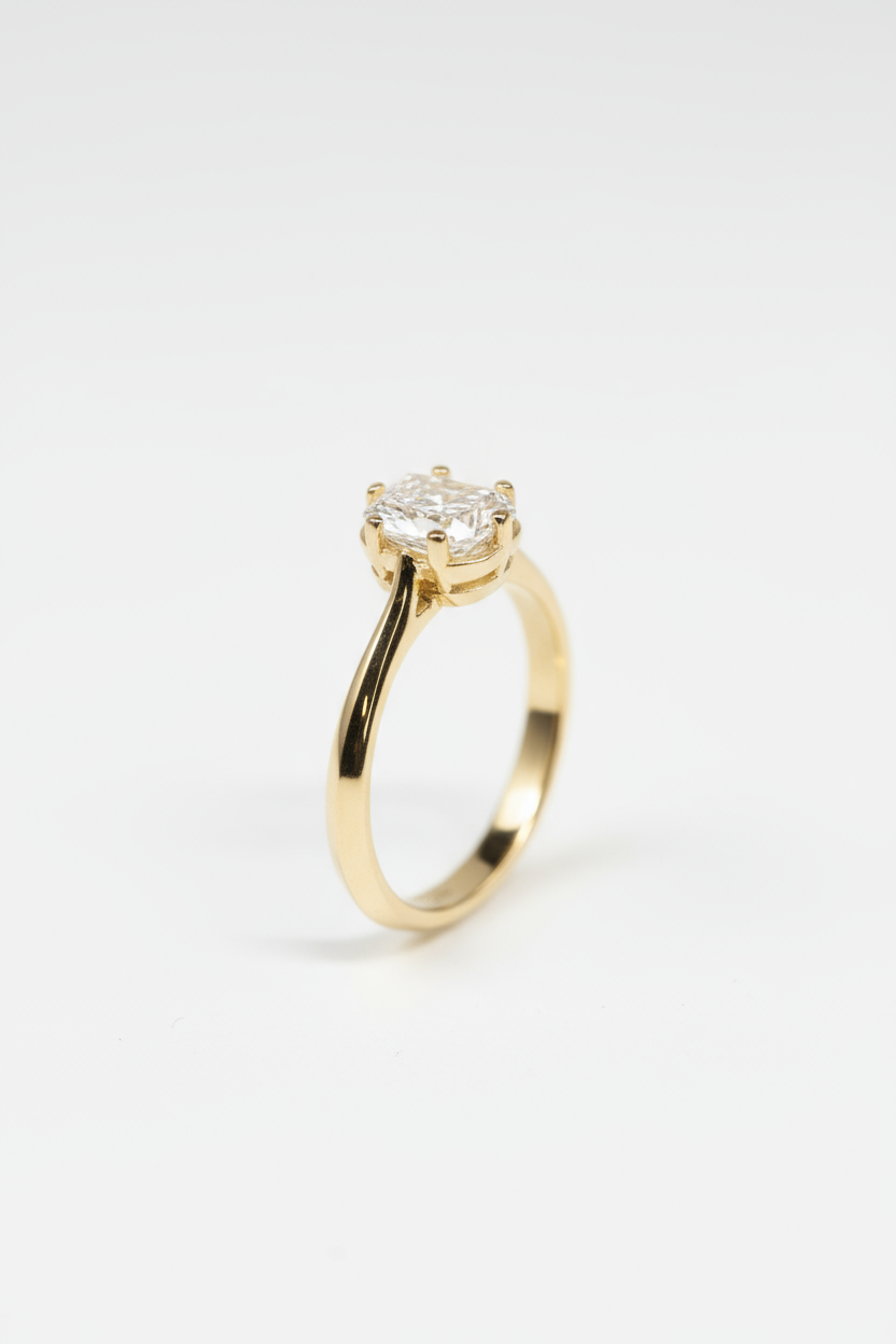 Anillo Lune en oro 1.00 ct
