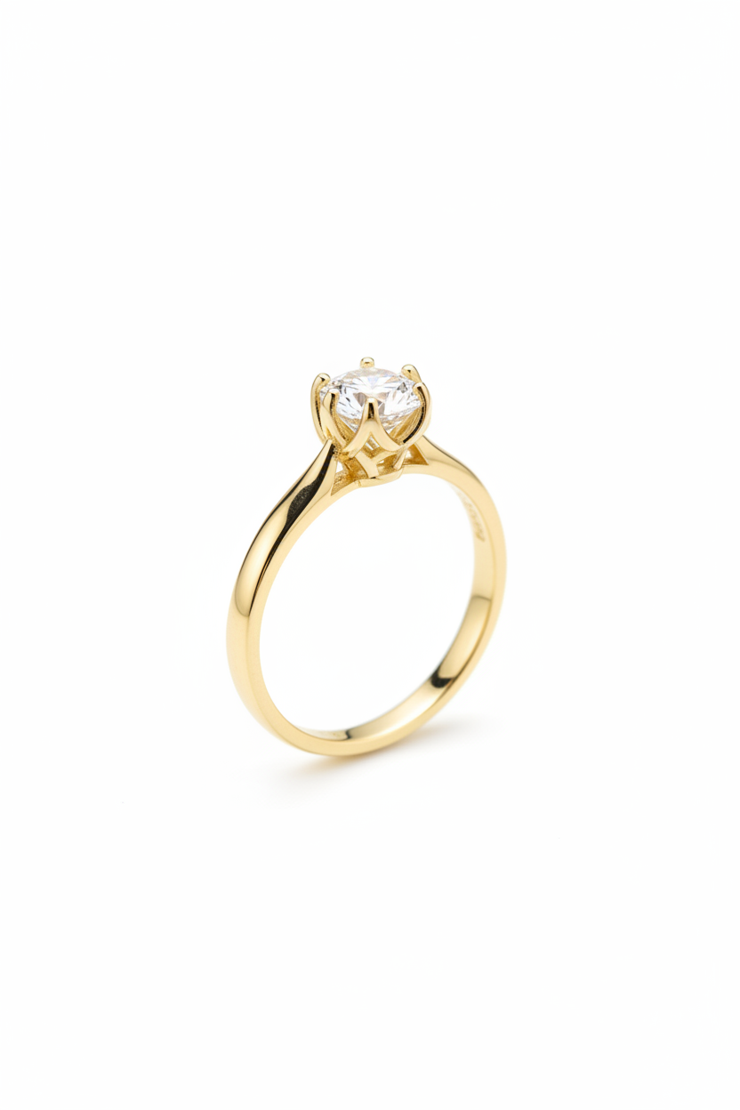 Anillo Magnolia en Oro 1.00 ct