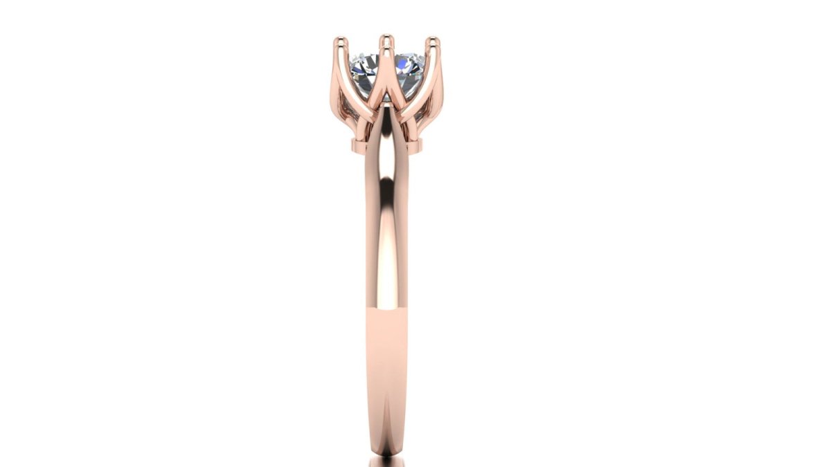 Anillo Magnolia en Oro 1.00 ct - Mouty Joyería