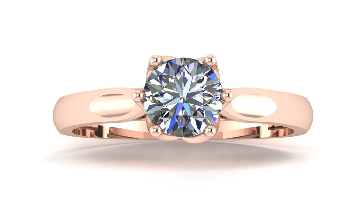 Anillo Magnolia en Oro 1.00 ct - Mouty Joyería