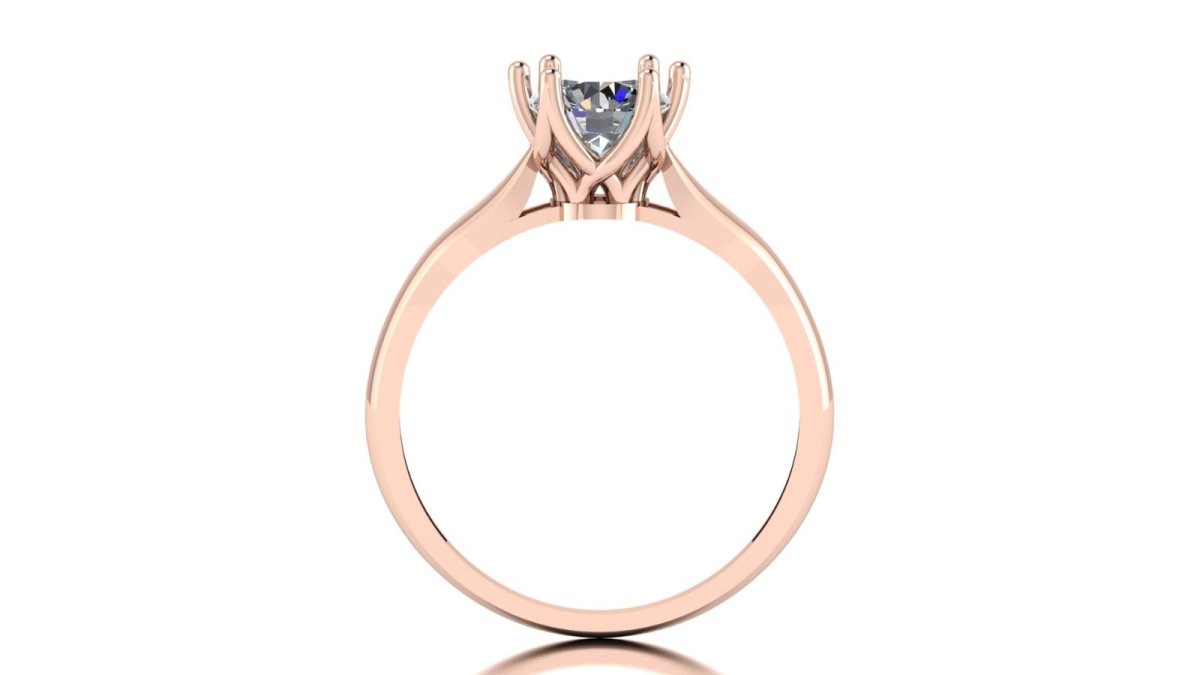 Anillo Magnolia en Oro 1.00 ct - Mouty Joyería