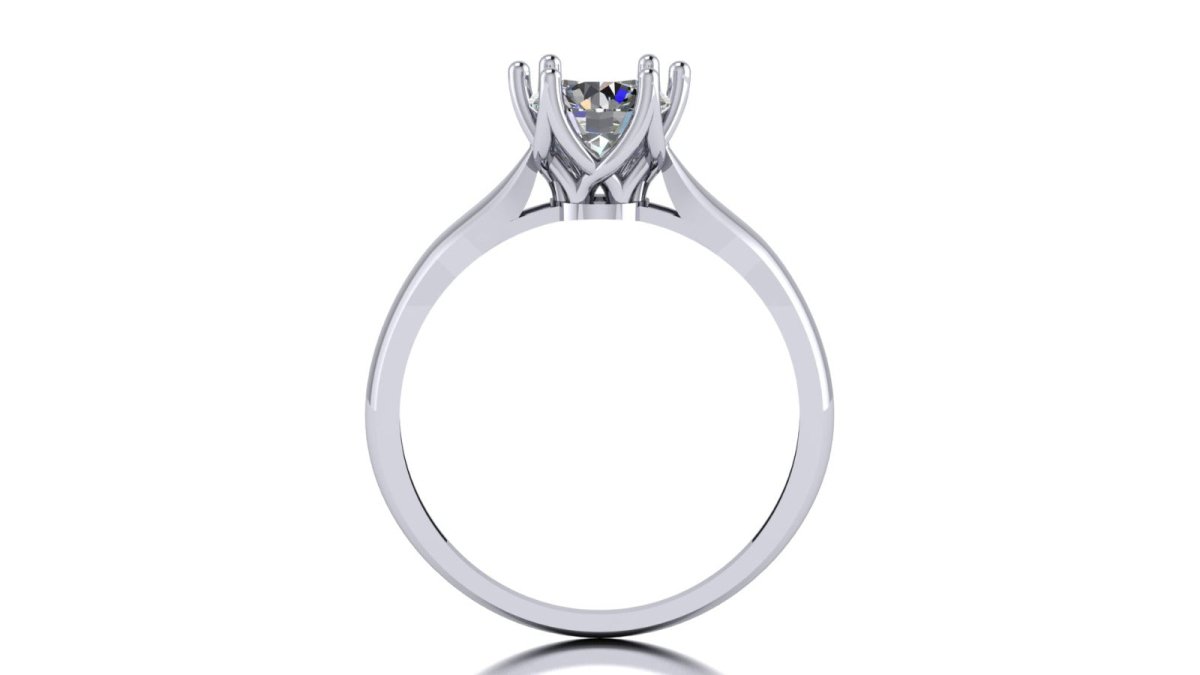 Anillo Magnolia en Oro 1.00 ct - Mouty Joyería