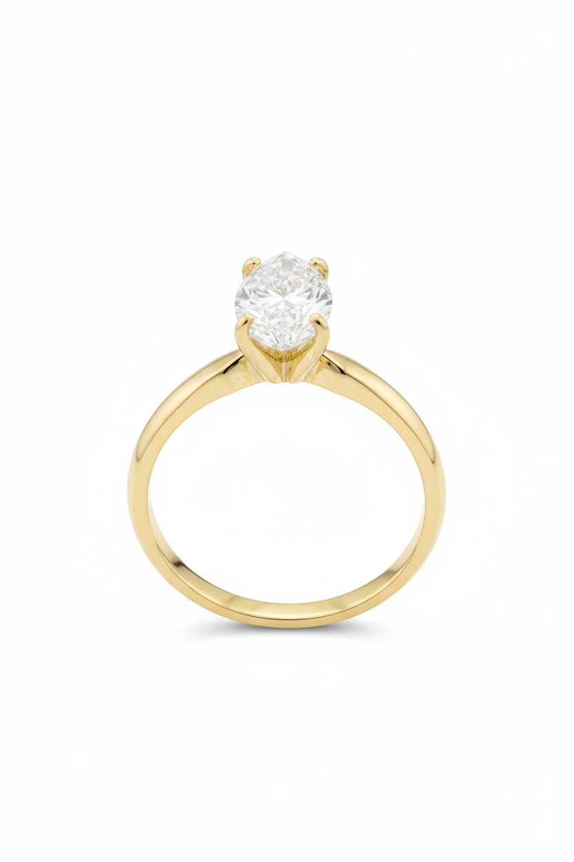Anillo Emily Marquise en oro 1.00 ct