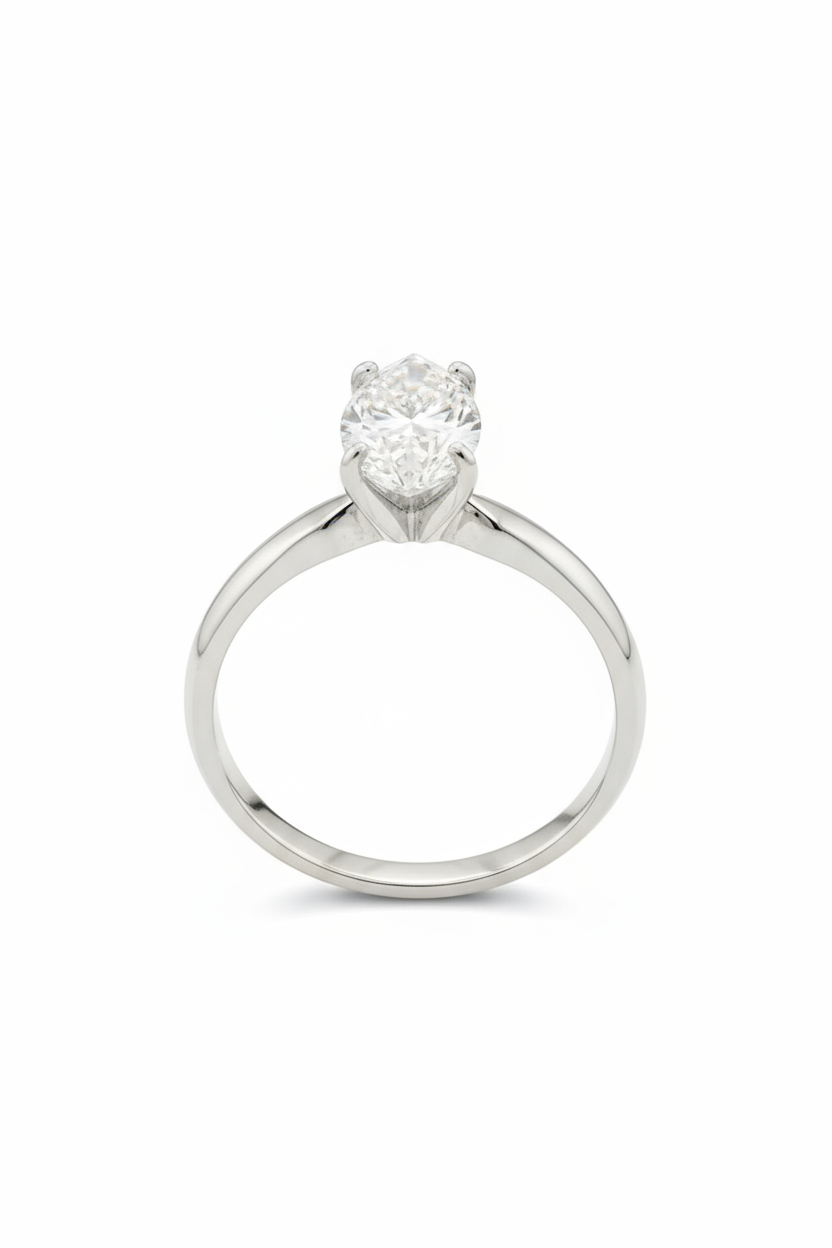 Anillo Emily Marquise en oro 1.00 ct