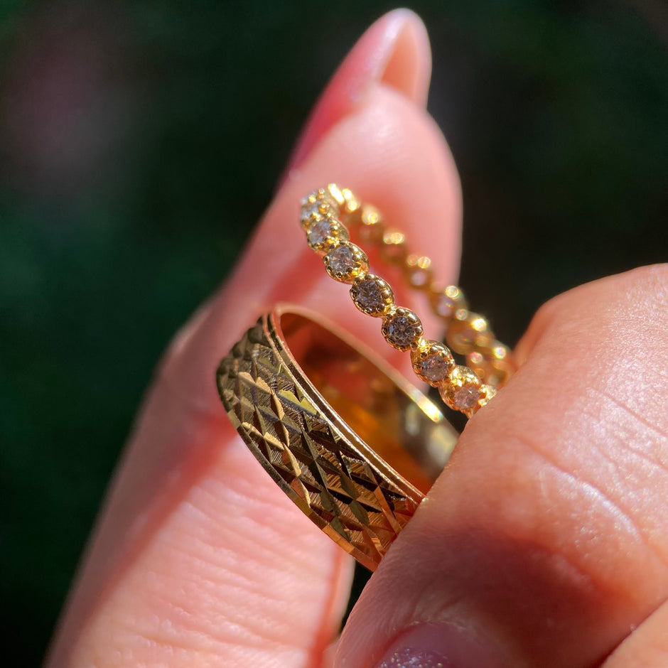 Mateo-Leah Ring Duo in 10k Yellow Gold