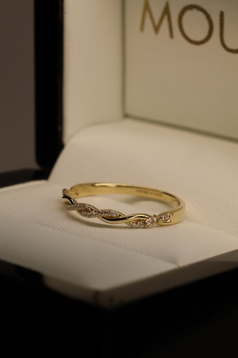 Media Churumbela en Oro Amarillo 10k Mod.15968 - Mouty Joyería