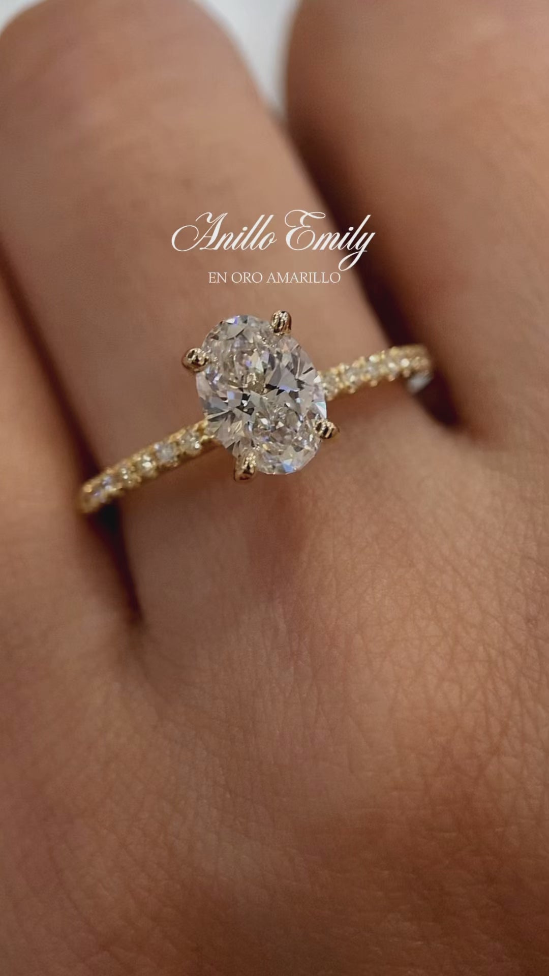 Anillo de compromiso en oro