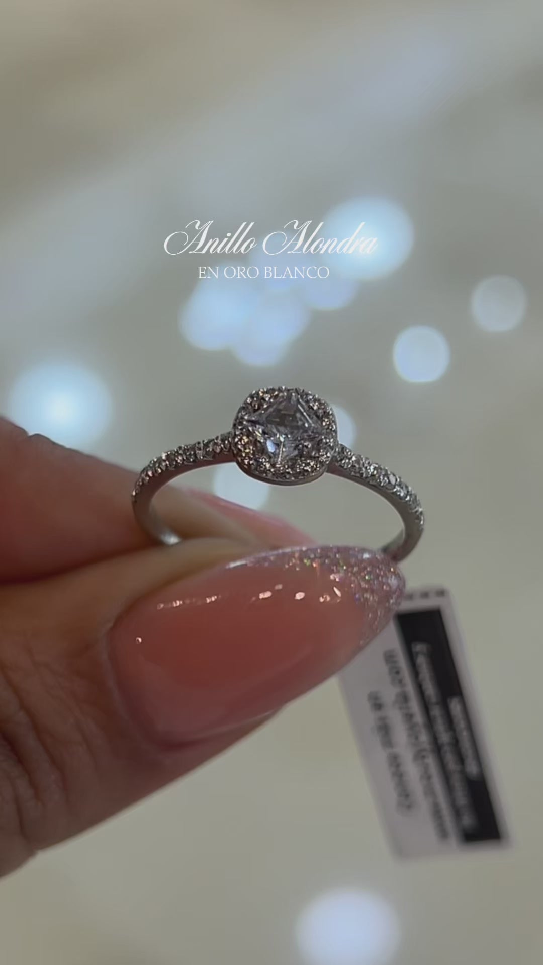 Anillo Alondra en Oro .25 ct