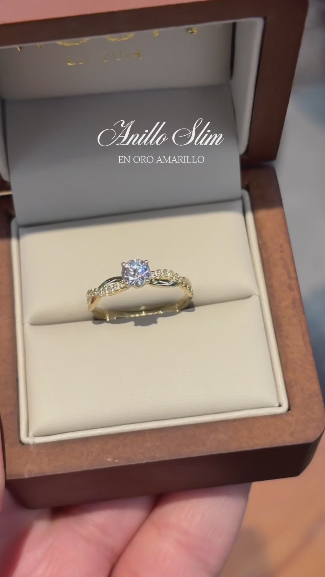 Anillo Slim en Oro 0.50 ct