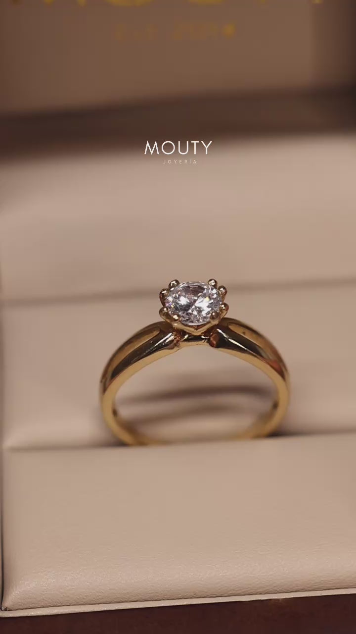 Anillo Hazel en Oro 1.00 ct