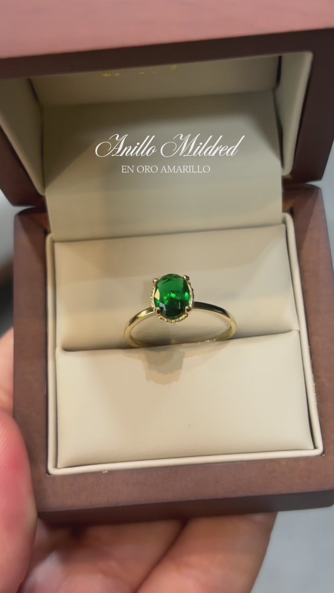 Anillo Mildred en Oro