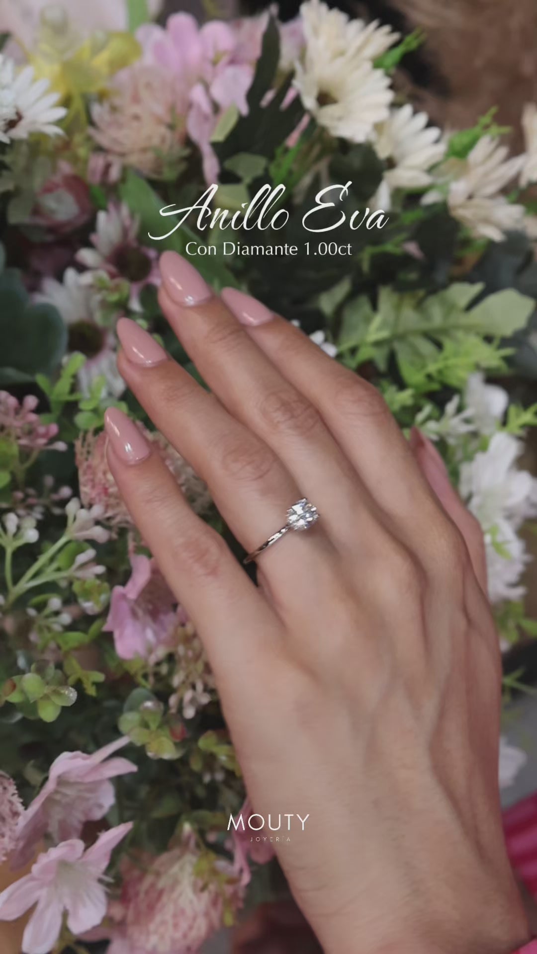 Anillo de compromiso en oro