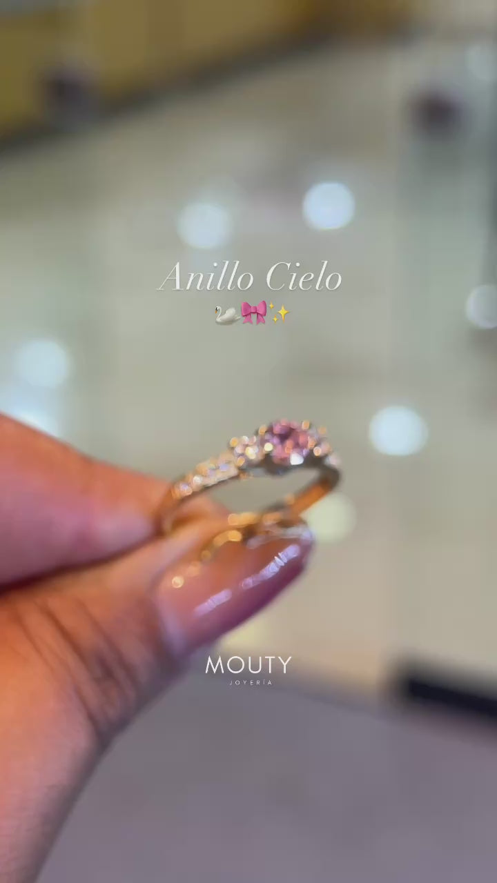 Anillo Cielo en Oro .45ct