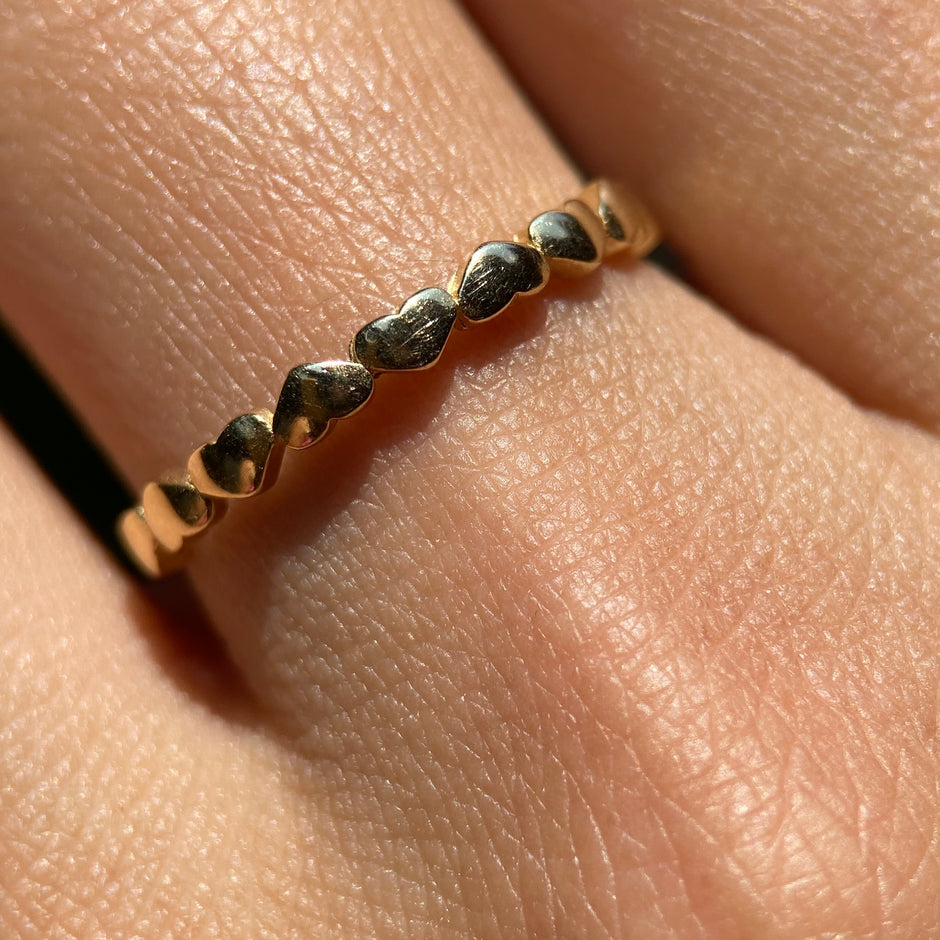 Anillo de compromiso en oro