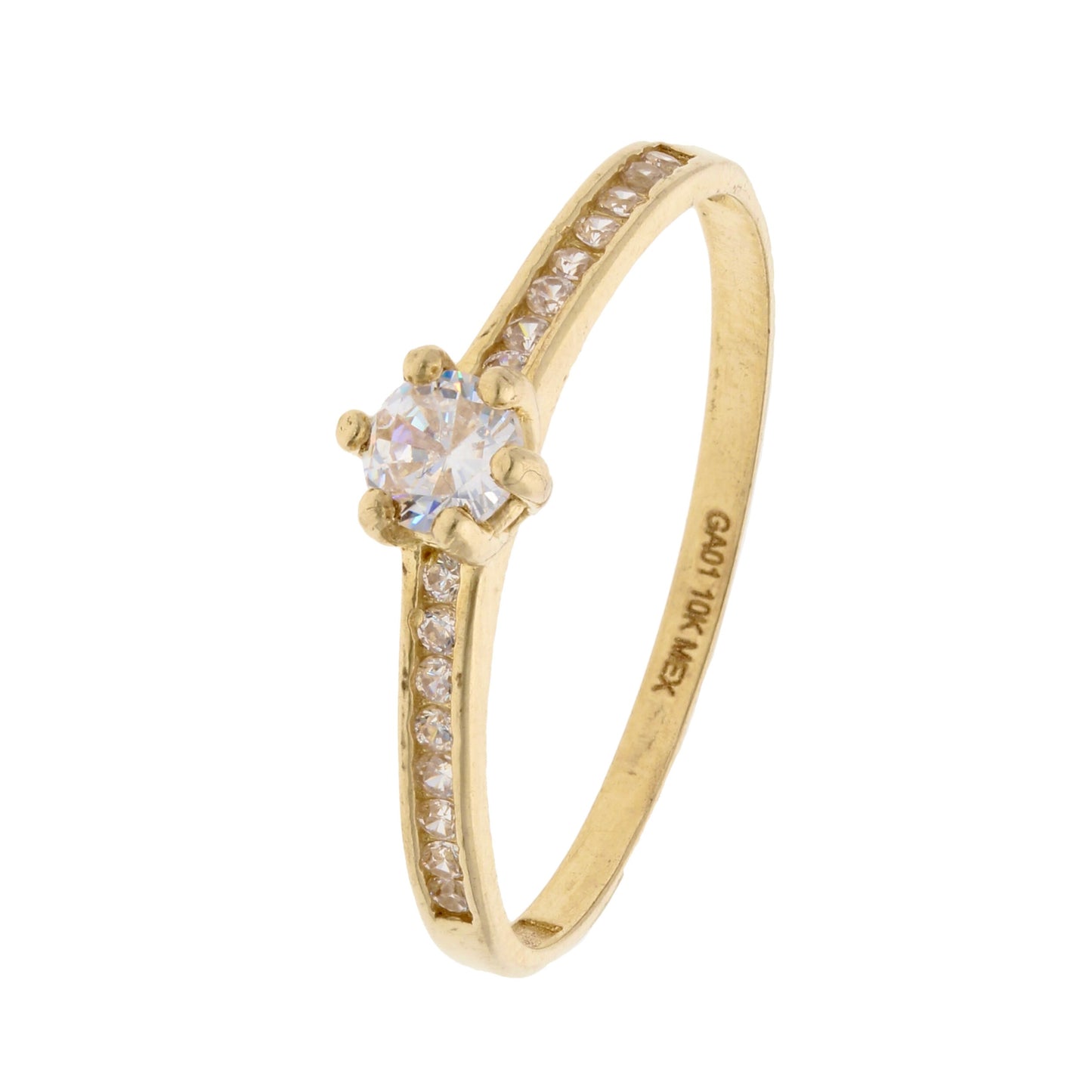 Anillo de compromiso en oro