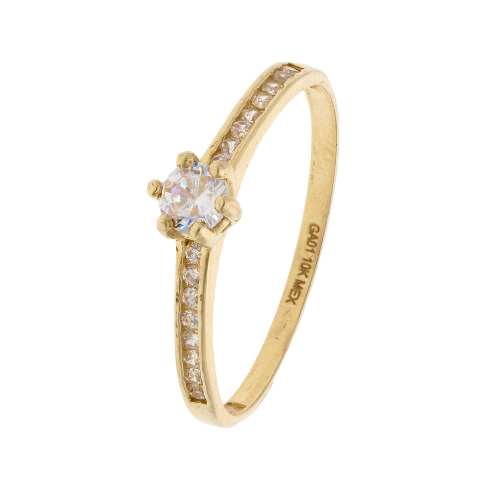 Anillo de compromiso en oro